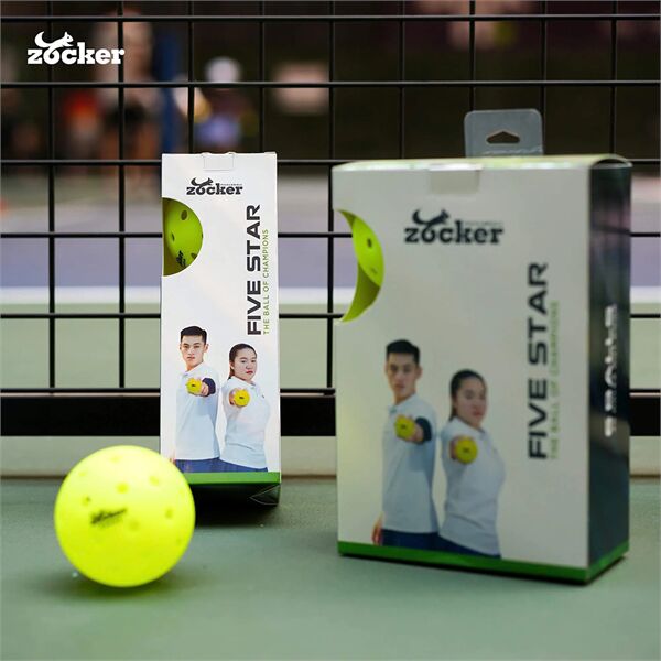 Bóng thi đấu Pickleball Zocker Five Star (Hộp 6 Quả)